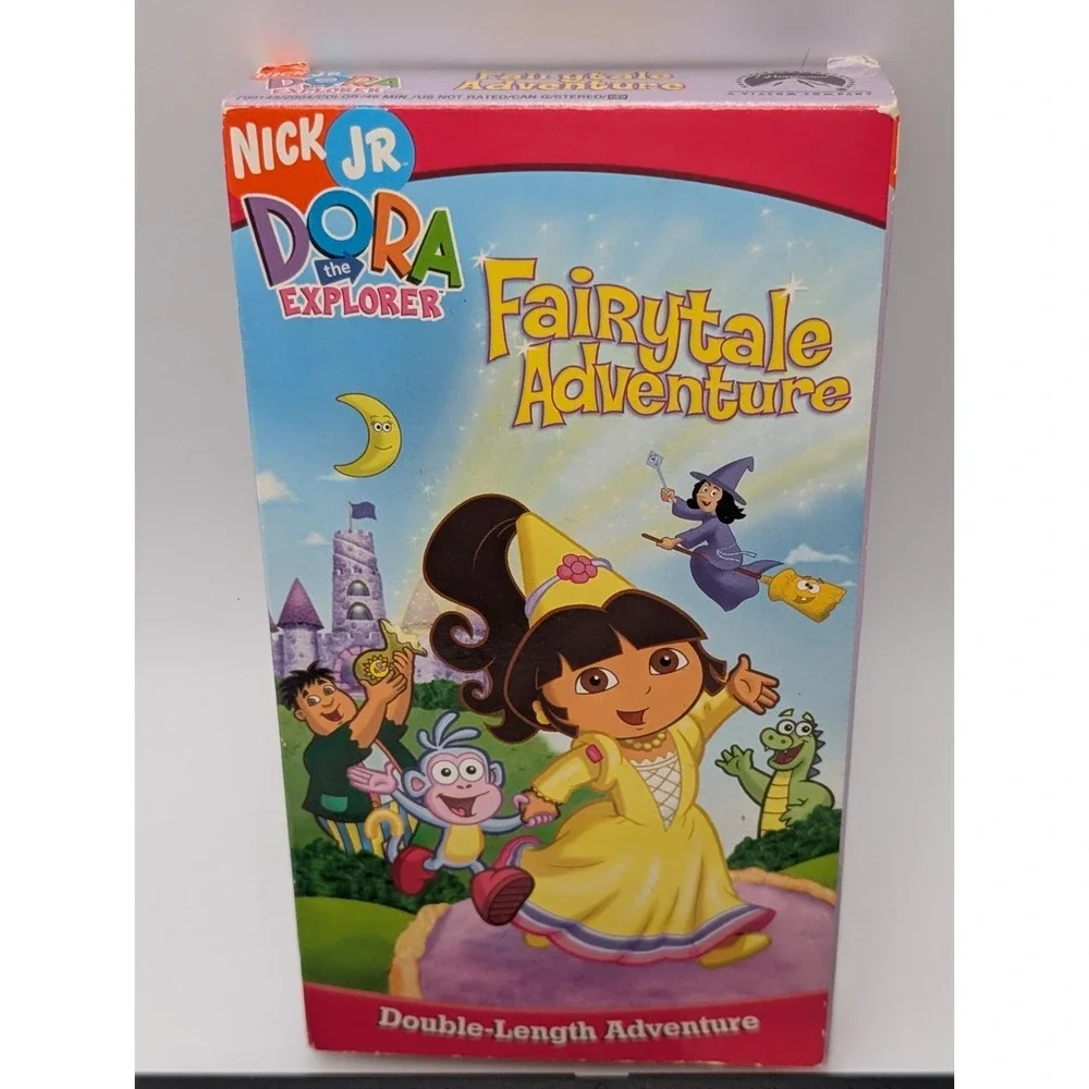 Dora the Explorer Fairytale Adventure VHS Video‎ Tape 2004 Nickelodeon Nick Jr.